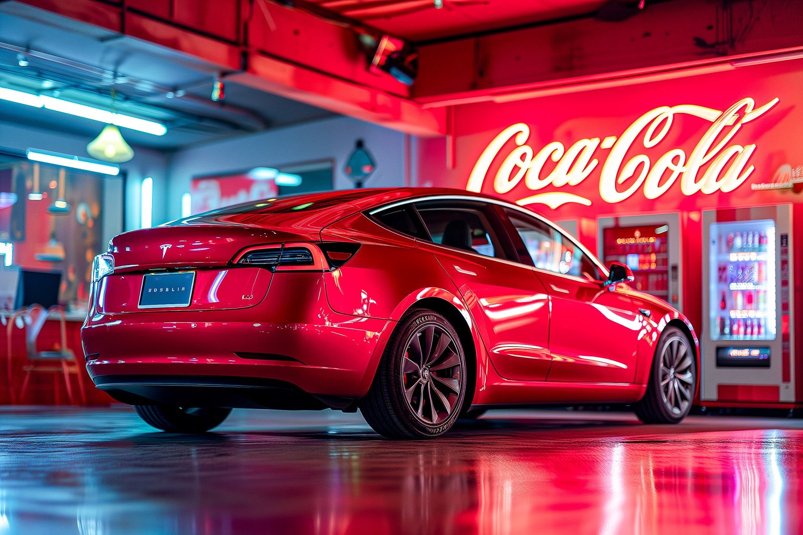 Tesla Coca-Cola